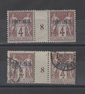 Port_ Saîd  _2 Millésimes  Groupe (1898) N°4  1/neuf -1/ Oblitéré - Sonstige & Ohne Zuordnung