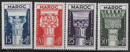 ⭐ Maroc - YT N° 315 à 319 ** - Neuf Sans Charnière - 1952 ⭐ - Unused Stamps