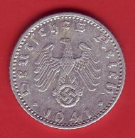 - ALLEMAGNE - Troisième Reich - 50 Reichspfennig - 1941 - - 50 Reichspfennig