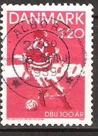 Denmark 1989 100 Years Danish Ball Game Union (DBU), Michael Laudrup (born 1964), Football Player Mi 945 Used - Gebruikt