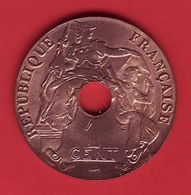 - FRANCE - Colonies Françaises. INDOCHINE. 1 Centime 1923 - SUPERBE - - Französisch-Indochina