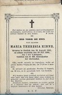 DP Z34/ ° KONTICH 1842 + 1868 MARIA KINNE - Religion &  Esoterik