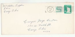 1972 USA Carey Ohio  REVALUED 6c POSTAL STATIONERY COVER Stamps - 1961-80