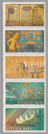 Sweden 2014 MNH Strip Of 5 1000 Years Of Church Art - Neufs