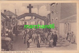 Beauvoir Sur Mer La Sainte Cécile De Challans Sous L Arc De La Croix  Dimanche 6 Septembre 1936 éd Lollier Frères Legé - Beauvoir Sur Mer