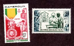 Cameroun  N°295,296 N** LUXE Cote 18 Euros !!! - Airmail