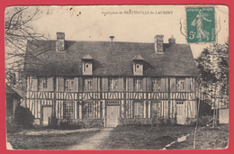 CPA--76-BRETTEVILLE-SAINT-LAURENT -- PRESBYTÈRE - AMBULANT OCTEVILLE à ST-VALÉRY* 1911 ** 2 SCANS - Auffay