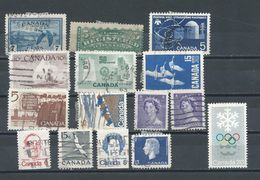 CANADA -  Lot De Timbres Oblitérés  ( 68) - Verzamelingen