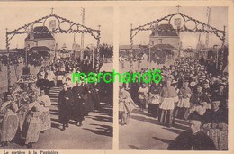 Beauvoir Sur Mer Le Cortège à La Papinière Dimanche 6 Septembre 1936 éd Lollier Frères Legé - Beauvoir Sur Mer