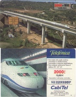 ESPAÑA. B-078. Tren "euromed". 05-1999. REVERSO FOTO DESPLAZADA. (213) - Trains