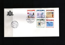 San Marino 1989 Michel 1416-20 FDC - Cartas & Documentos