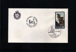 San Marino 1985 Michel 1324 FDC - Briefe U. Dokumente
