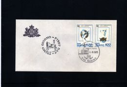 San Marino 1985 Michel 1321-22 FDC - Storia Postale