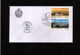 San Marino 1989 Michel 1430-31 FDC - Brieven En Documenten
