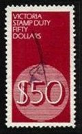 VICTORIA, Stamp Duty, B&H 147, Used, F/VF - Fiscaux