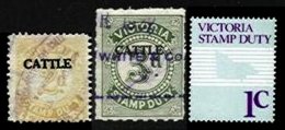 VICTORIA, Cattle Tax, Used, F/VF - Fiscaux