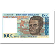 Billet, Madagascar, 1000 Francs = 200 Ariary, Undated (1994), KM:76a, NEUF - Madagascar