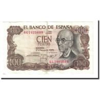 Billet, Espagne, 100 Pesetas, 1970-11-17, KM:152a, TTB - 100 Peseten