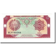 Billet, Uzbekistan, 3 Sum, 1994, KM:74, SPL+ - Ouzbékistan