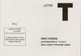 Carte T, Pour IARD Conseil Lettre 20gr - Buste Risposta T