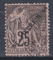 Saint Pierre Et Miquelon  N° 25 O  Timbres Des Col. Françaises Surchargés : 25 C. Oblitération Légère  Sinon TB - Usados