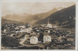 MÜNSTER → Ein Kleines Dorf Im Goms, Fotokarte Ca.1940 - Goms