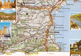 CPA - CPSM - 66 - ROUSSILLON - Carte - GF.999 - Roussillon