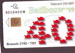 Télécarte à Puce * BELGIQUE * BELGIE  (2343) TORTUE * TURTLE   Phonecard - SCHILDKRÖTE * TELEFONKARTE - Schildkröten