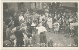 Real Photo Narborough Crossroads " VE 3 Day Celebrations May 8 1915 God Save The King - Other & Unclassified
