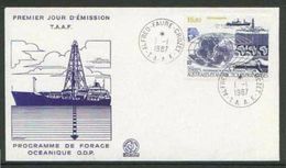 TAAF 1987, Antartic Scientific Research, FDC - Programmes Scientifiques