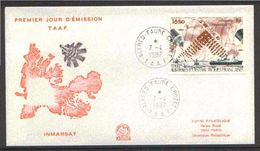 TAAF 1987, Satellite Inmarsat, FDC - Andere & Zonder Classificatie