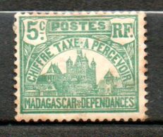 MADAGASCAR  Taxe Palais Royale  1908-24 N° 10 - Timbres-taxe