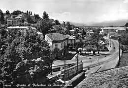 07400 "TORINO-STRADA DI VALSALICE E PIAZZA ADUA" AUTO, TRAMWAY, VERA FOTO, S.A.C.A.T. 1052. CART NON SPED - Lugares Y Plazas