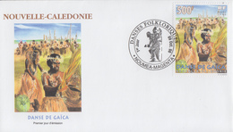 Enveloppe  FDC  1er  Jour   NOUVELLE CALEDONIE    Danses   Mélanésiennes   1996 - FDC