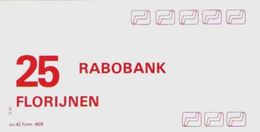 Test Note "RABOBANK" Testnote, 25 UNITS, Eins. Druck, RRRRR, UNC, Hochkant-Datum 12/87 - Altri & Non Classificati