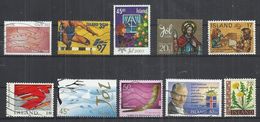 TEN AT A TIME - ICELAND - LOT OF 10 DIFFERENT COMMEMORATIVE  11 - USED OBLITERE GESTEMPELT USADO - Colecciones & Series