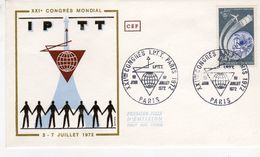 Parigi  1972 - Giorno Di Emissione - XXI° Congresso Mondiale I.P.T.T. - - Autres & Non Classés