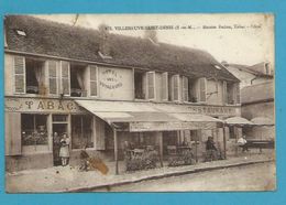 CPSM 873 - Maison Redon Tabac-Hôtel VILLENEUVE-SAINT-DENIS 77 - Autres & Non Classés