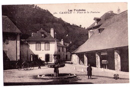 0545 - Les Hautes- Pyrénées  - Campan - Place De La Fontaine - N°562 - - Campan