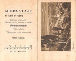 07434 "CALENDARIETTO 1937 - LATTERIA S. CARLO DI GORLIER PIETRO - TORINO" VEDUTA ASSISI - Petit Format : 1921-40