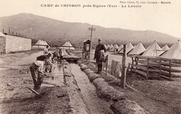 VAR 83 SIGNES CAMP DE CHIBRON GUERRE 14/18 LE LAVOIR LA BUGADE MILITARIA - Signes