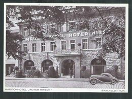 Allemagne.Saalfeld Mauxions-hotels Roter Hirsch Und Autoheim - Saalfeld