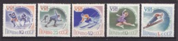 URSS Série De 5 TP  MNH ** - Invierno 1960: Squaw Valley