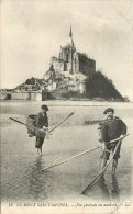 LE MONT SAINT MICHEL VUE GENERALE AU NORD EST PECHEURS - Le Mont Saint Michel