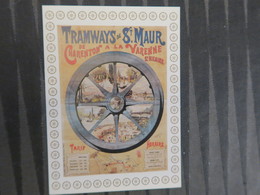 TI - Reproduction D'affiche - Tramway De St Maur  - De Charenton à La Varenne - Publicidad