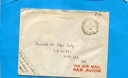 Marcophilie- Guerre-Indochine-lettre F M-sp 50724 Dalat -1947+> SP 62373 T O E-BMP 405 - Guerra D'Indocina/Vietnam