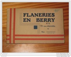 M570  Un Carnet De 25 Cartes Flanneries En Berry  Dont Noirlac Dun Sur Auron Bourges Meillan Culan Etc - Other Municipalities