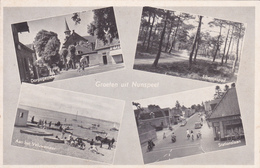 Postcard Groeten Uit Nunspeet / Dorpsgezicht / Eibertjespad /veluwemeer / Stationslaan - Nunspeet