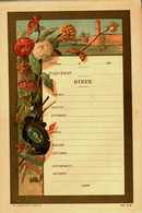 MENU...COMPAGNIE DES MESSAGERIES MARITIMES.....PAQUEBOT...1ere CLASSE....1890 - Menu