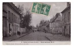 95 Roissy En France Route Nationale Cachet 1907 - Roissy En France